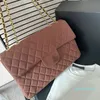 Luksusowy designerski zamsz klapa crossbody torebka klasyczna diament Kobiet Kobiety matowe skórzana torba na ramię