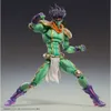 Brinquedos de dedo 25 cm Super Estátua de Ação Big Star Platinum/jotaro Kujo Anime Figura Jojo's Bizarre Adventure Part.iii Bonecos de bonecos de ação