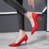 Dress Shoes Aphixta 7cm Thin Heels Women Pumps Dress Classic Shoes Wedding Official Leisure Party Shoes Super Big Size 49 50 Plus Size 231016