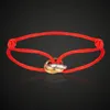 Zlxgirl – Bracelet en acier inoxydable de haute qualité, 3 boucles en métal, ruban à lacets, ficelle en soie, chaîne MakeLink à la main, Link1740