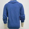 Herren Jacken Pullover Strickjacken Herbst Winter Mode Lange Ärmel Einfarbig Revers Strickjacke Einreiher Oberbekleidung Mäntel