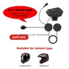 Car Bt-12 Anti-Interference Bluetooth Motorcycle Helmet Headset Wireless Headphone Speaker Hands- Intercom Motorbike Drop Delivery