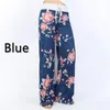Women's Pants 2023 Fashion Women Casual Loose Stretch Printing Long Wide Leg Yoga Drawstring Lounge Pajama