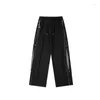 Pantaloni da uomo PFNW Zipper High Street Cargo Primavera Marchio di moda Casual Design sportivo Streetwear Tuta ampia dritta 12Z4260