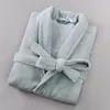 Kadın pijama El Batrobe Kadınlar Lüks Pamuk Terry Polar Robe Erkek bornozlar için artı Beden Uzun Cüppeler Saf Renk Nightgown