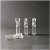 Pijpen Mini Glazen Filter Tips Voor Dryherb Tabak Vloei Met Sigarettenhouder Pyrex Ronde Platte Mond Drop Levering H Dhswd