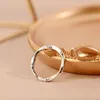 Bagues de cluster Mobius Band Ouvert pour femmes Hip Style Bijoux Ensembles Articles avec Valentines 2023 Tendance Luxe Qualité