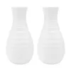 Vases 2 pièces Vase en plastique nordique plantes support fleur arrangement centres de mariage tables élégant ornements décoratifs chic