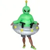 1 SET ALIEN UPPLATTERA DISTUME HALLOWEEN FAST