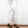 Shascullfites Melody X Cross Solide Blanc Taille Haute En Cuir V Forme Leggings Pantalon En Cuir X Cross Pantalon Leggings En Cuir