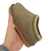 Australie Enfants Tout-petits Tasman II Pantoufles Tazz Chaussures de bébé Diapositives en fourrure de châtaigne Peau de mouton Shearling Classique Ultra Mini Boot Mules d'hiver Bottines en daim fille garçon YI107