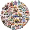 50PCS-Pack Cartoon Cars Naklejki wodoodporne winylowe naklejki do bagażu butelka do butelki laptopa Planator Scrapbooking Telefon Mac Drzwi do drzwi