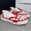 Projektant Stars Court Low Shoe Men Sneakers Amri Black Red Pink Women White Canvas Mens Treners