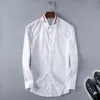 Camisa casual masculina de designer de qualidade designer de negócios clássico camisa de manga longa cor sólida carta primavera outono camisa m/l/xl/2xl/3xl #17