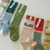 Kids Socks Girls Knee High Socks Autumn Brand Kids Tube Socks Fall Winter Girls Children Socks Beautiful Color Cotton Baby Boy Sock 231016