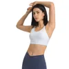 LU-10 Yoga-Outfits, rückenfrei, bauchfrei, U-Rücken, weich, für Workout, Fitnessstudio, BHs, Damen, Racerback-Tanks, sexy Sport, ärmelloses Hemd, sportliche Tops