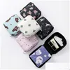 Storage Bags Sanitary Napkin Bag Waterproof Tampon Girls Pad Pouch Cosmetic Ladies Makeup Organizer Drop Delivery Home Garden Housek Dhwsq