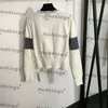 Maglioni ricamati firmati Cappotto cardigan da donna Giacche lavorate a maglia di lusso Maglione classico con bottoni taglie forti