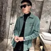 Men's Jackets Denim jacket men's jacket autumn trend and handsome new youth red hole spring and autumn clothes R231016
