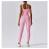 Lu Lu Yoga Damen Fitness Sportbekleidung Gym Workout Gerippter, figurbetonter Overall Sexy Damen Jumpsuits Playsuits Bodys Lu Lememm Wokrout