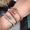 Sport Accessories Bangle Hot Bulgarian Designer Bracelet Jewelry Rings Stainless Steel Rhinestone Letters Snake Bracelets Gold Silver Rose Colors s Love Gifts