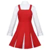 Cosplay anime eri min boku no hjälte akademi cosplay kostym vuxen loli röd klänning skol uniform hallowen carnival party roll play kostym