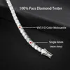 Bileklik smyoue 4mm tenis bilezikleri kadınlar için 100% 925 STERLING Gümüş Taş Bileklik Düğün Sparkles Lab Diamond Bilezik 231013