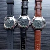 Paneri Watch Watches ZF-Factory Designer Watch Men 's Luxury Wristwatch Mechanical Watches Men Sapphire Mirror Swiss 자동 이동 크기 44mm Cowhide Strap