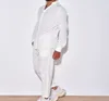 Survêtements pour hommes Automne et hiver Chemises blanches Pantalons pour hommes Costume 2023 Mode Polyvalent Casual Sports Blouse Cargo Pantalon Set Vêtements