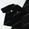 22ss Mannen Vrouwen Ontwerpers t-shirts tee Parijs VERNIETIGD tie dye korte mouw Ronde Hals Streetwear zwart wit grijs xinxinbuy XS-L202A
