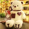 Plush Dolls 1PC 80cm 100cm Large Size Teddy Bear Toy Lovely Giant Huge Stuffed Soft Kids Birthday Gift For Girlfriend 231016