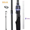 Boat Fishing Rods Universal Carbon Fiber Spinning Fishing Rod 2.1m/2.4m/2.7m Double Tips M MH Action Ultimate Bass Fishing Rod ZEUS 231016