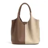 Abendtaschen in Damen Ledertasche Umhängetasche Handtasche Farbabstimmung TOGO Rindsleder Exquisite Lady Schultereimer 2023