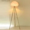 Floor Lamps Nordic Tripod Feather Floor Lamps Bedroom Bedside Lamp Living Room Indoor Lighting Standing Table Light Home Decor lamp Fixtures Q231016