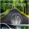 Auto 3.8 pollici M8 Head Up Display Obd2 Sistema di allarme di velocità eccessiva Hud Proiettore per parabrezza Allarme di tensione elettronico Consegna di caduta