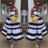 Casual Dresses Women Elegant Off Shoulder Long Party Dress Summer Standed Print Sleeveless Fashion Chic A-Line Suspender Beach218U