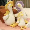 Bonecas de pelúcia kawaii 30cm pato boneca flor brinquedo de pelúcia melhor presente plushie simulação engraçado 231016