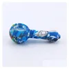 Smoking Pipes 20Pcs Sile Pipe Hand Accessories Honeybee Water Colorf Bong Food-Grade For Tobacco Drop Delivery Home Garden Household Dhljh