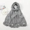 Nouvelle mode femmes hiver châle enveloppes épais couverture chaude écharpe fourrure de lapin solide Pashmina Ponchos et Capes Pom Pom gland Echarpe