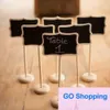 5pcs All-match Small Wooden Paint Wood Chalk Blackboard Wedding Kitchen Restaurant Signs Chalkboard Writing Notice Message Board