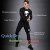 Tute da uomo Set di compressione da uomo MMA T-shirt a maniche lunghe o corte Pantaloni attillati da uomo Fitness Bodybuilding Abbigliamento Teschio Rashguard Tute sportiveL231016