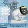 Breastpumps Electric Breast Pump Intelligent Integrated Large Suction Hand Free Pregnant Women Silicone Electric Portable Pumps SuitL231119