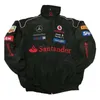 AF1 F1 Chaqueta de carreras de Fórmula Uno Chaqueta F1 Otoño e invierno Logotipo completamente bordado Ropa de algodón Venta al contado F12