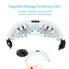 Eye Massager Magnet Therapy Eye Massager 9 Modes Vibration Eye Massager Relieve trötthet och mörka cirklar Magnetiska akupunktur Eye Care Tool 231016