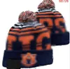 Men's Caps NCAA Hats All 32 Teams Knitted Cuffed Pom Alabama Tigers Beanies Striped Sideline Wool Warm USA College Sport Knit hat Hockey Beanie Cap For Women's a1