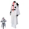 Cosplay anime ferid badory owari ingen seraf av slutet cosplay kostym peruk vampyr vit uniform hallowen carnival party kostym