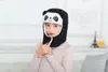 Baretten Suède Kinder Panda Cartoon Lei Feng Hoed Schattig Meisje WarmGehoorbescherming Katoen Jongens Koudebestendig WinterPullover