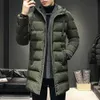 Mens Down Parkas Men Winter Parka Coat Hooded Ultimate Warmth Wind Protection High Collar Midlength Outdoor Snow Jacket 231016