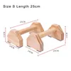 Sit Up Benches Type of Fitness Push-ups Gymnasium Exercise Training Chest H-shaped Wooden Calisthenics Handstand Parallel Rod Double Rod 231016