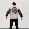 Men's Jackets Embroidered Bomber Jacket Men's and Women's Sun Letter Floor Loose Casual Patch Work Coat Unisex Street University Baseball Coat x1016